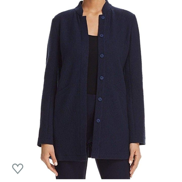 Eileen Fisher Jackets & Blazers - SOLD Eileen Fisher Jacket Sz L Textural Tencel